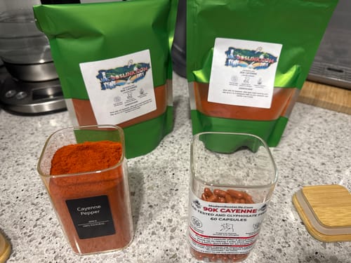Customer photo review of Cayenne Pepper 90K