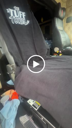 Customer video review of Waterproof Car Towel Seat Cover