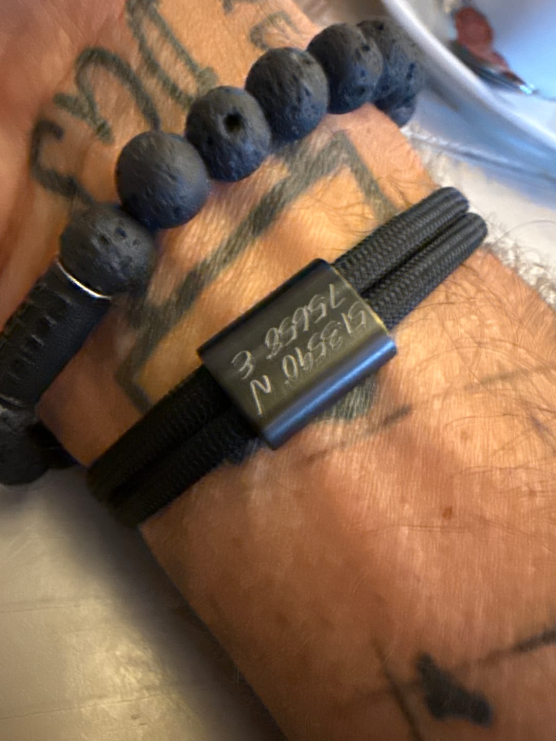 Customer photo review of Gravur Armband WUNSCHGRAVUR