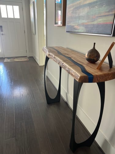 Customer photo review of Counter Table Legs 603 Cleo 34.3" H Modern DIY Furniture