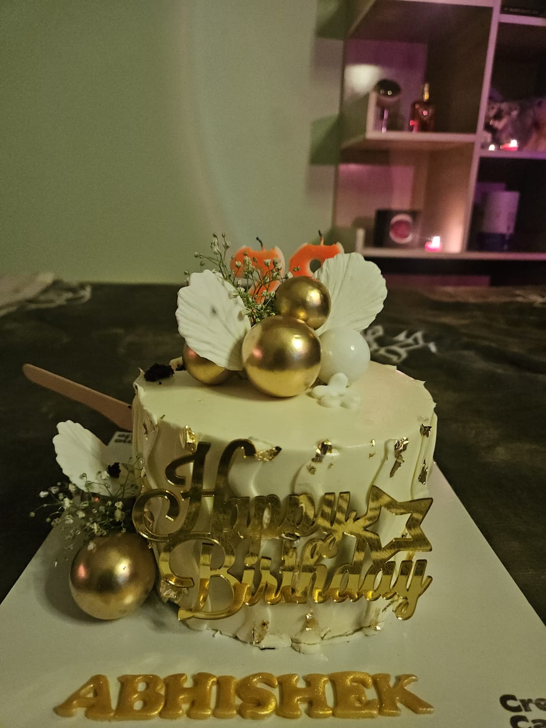 Customer photo review of Customized Flower Cake