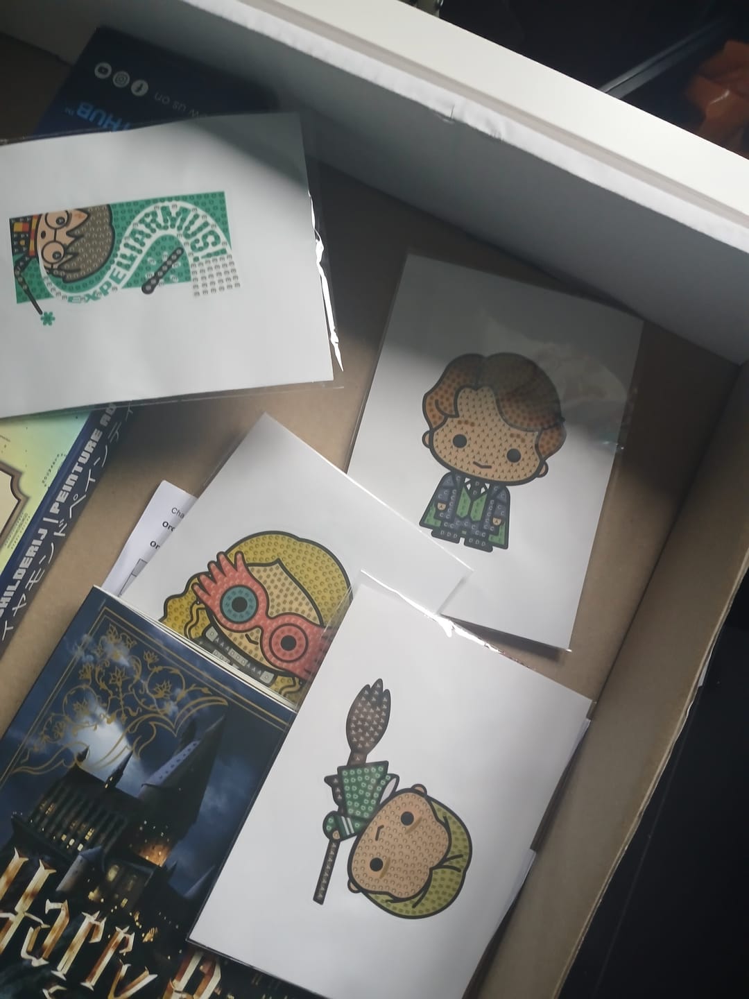Customer photo review of Harry Potter Crystal Art Sticker Pack