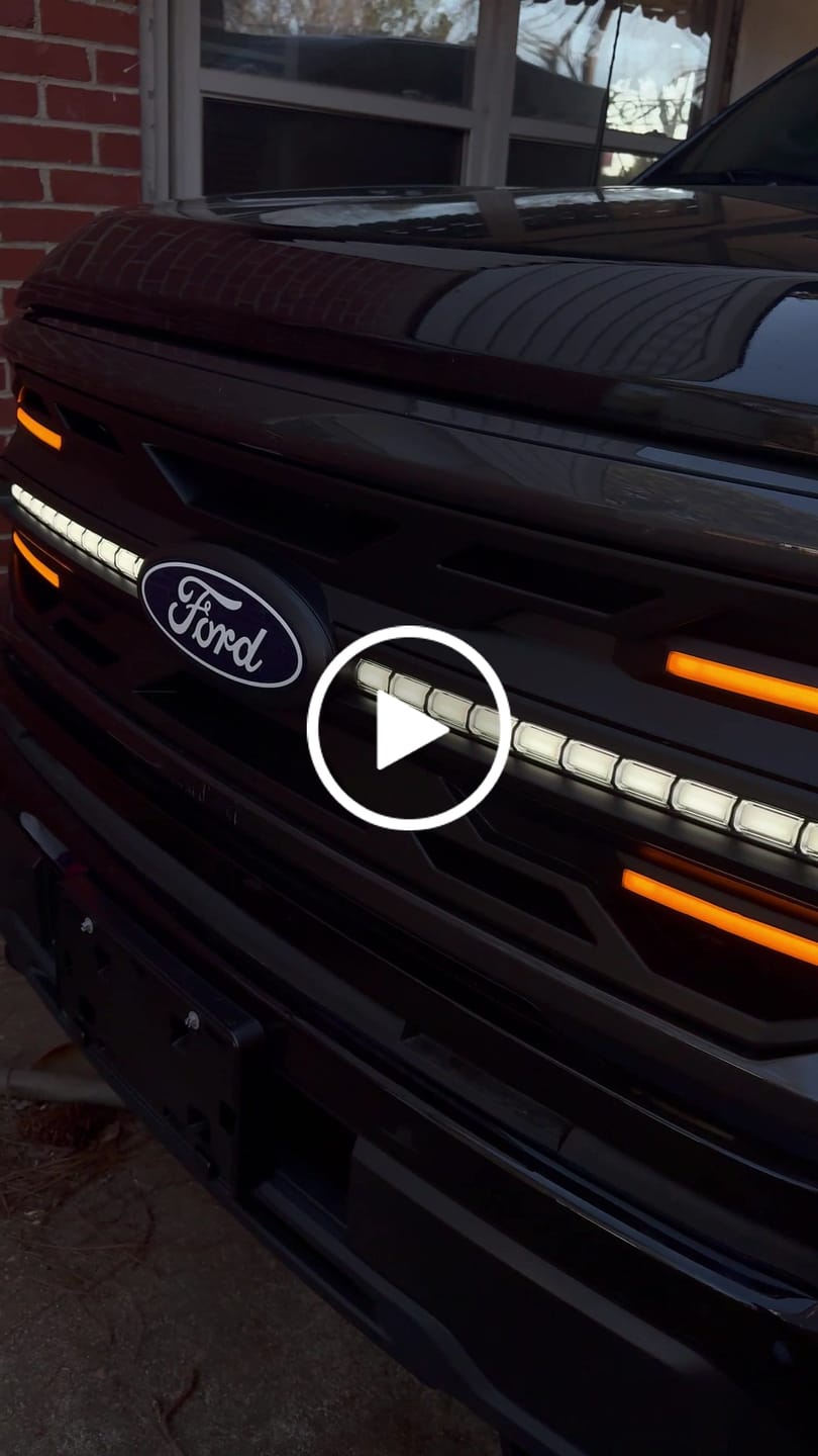 Customer video review of Armor Grille - Matte Black For 2024+ Ford F150 XLT/ STX