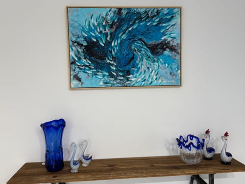 Customer photo review of Abstract Fish, by Lisa Schmidt