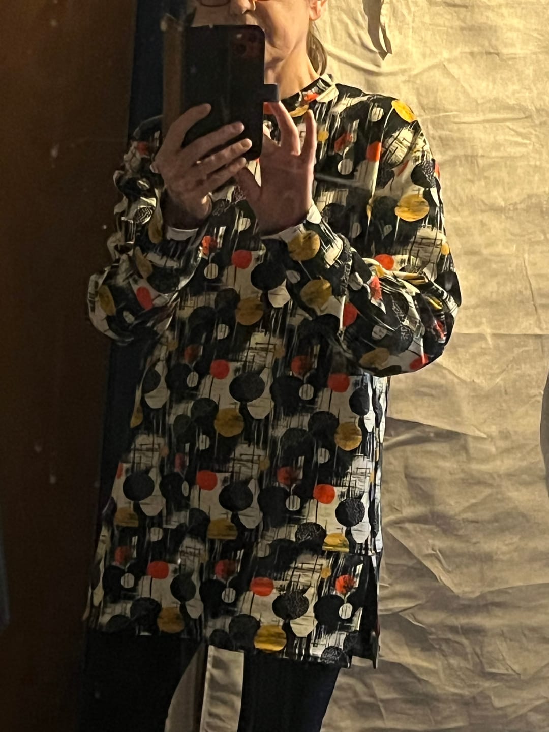 Customer photo review of Retro Rounds French Terry Fabric