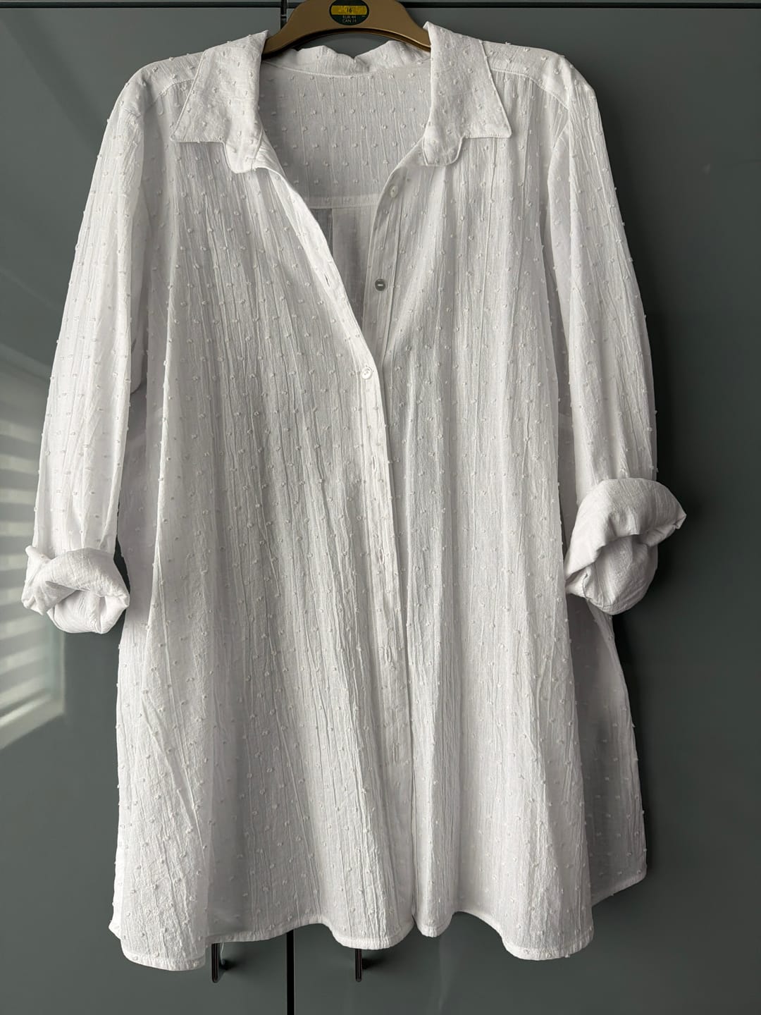 Customer photo review of Dobby Spot Cotton Fabric