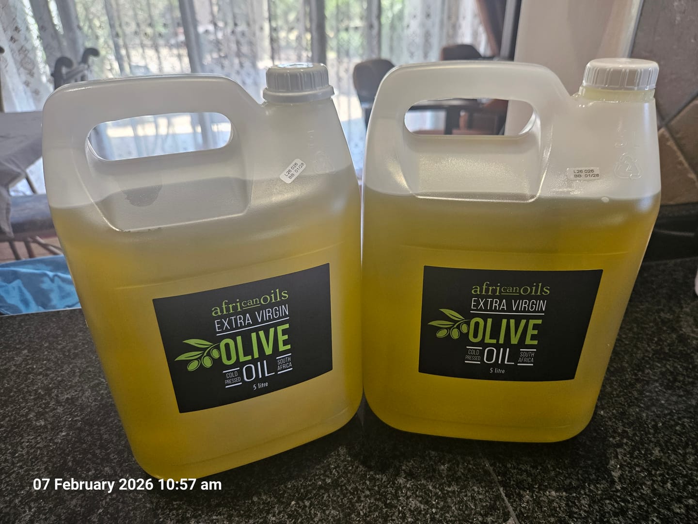 Customer photo review of 5L Karoo Gold – Extra Virgin Olive Oil (2025 Harvest)