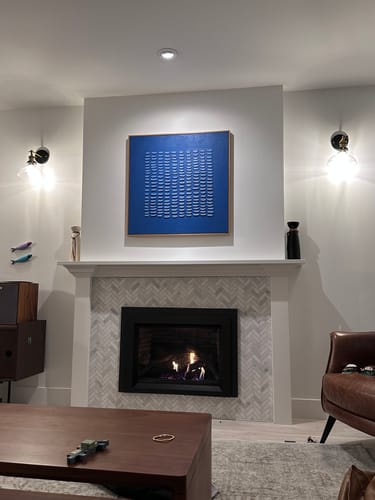 Customer review photo for Plaster Art Texture Painting #SG271
