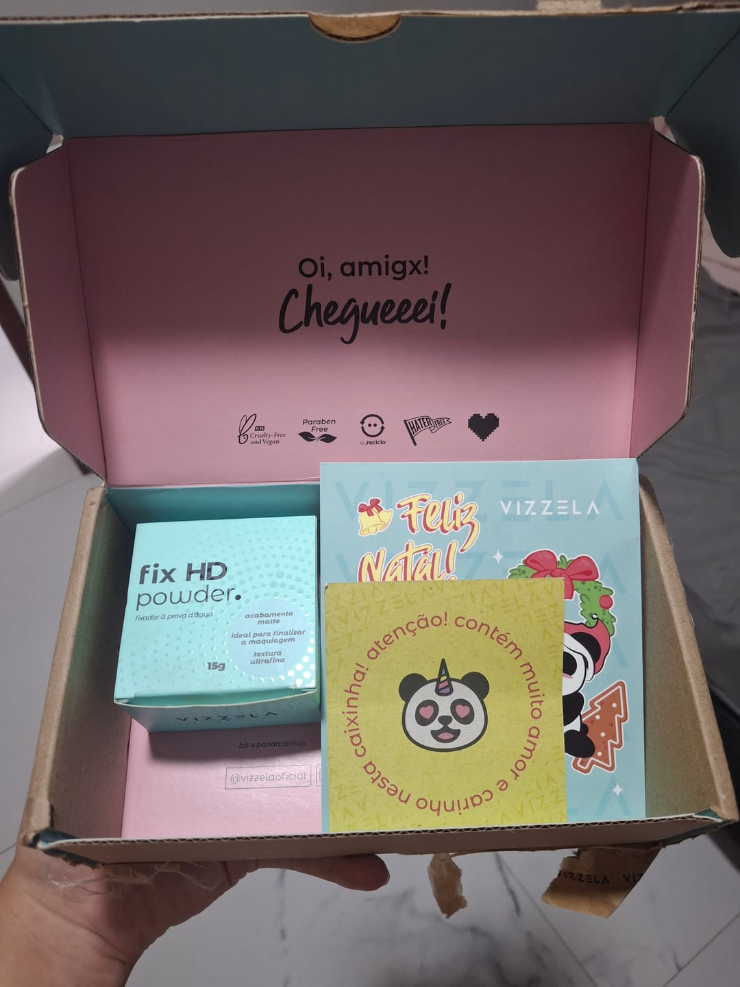 Customer photo review of Fix HD Powder - Vizzela