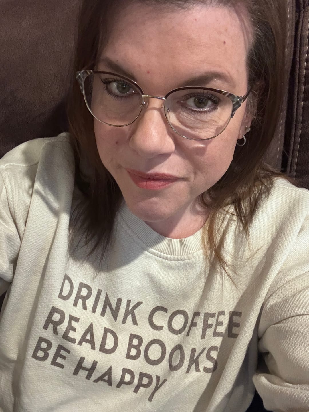 Customer photo review of Drink Coffee Read Books Be Happy