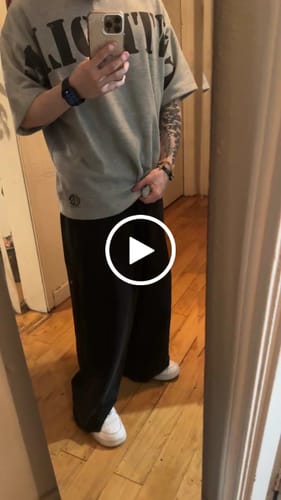 Customer video review of Black Neutral Sweats