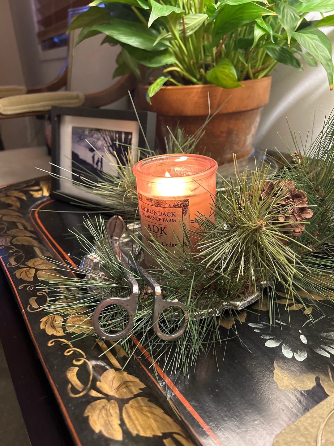 Customer photo review of Balsam & Cedar Candle