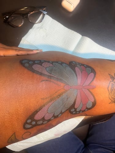 Customer photo review of Big Piece Tattoo Kit