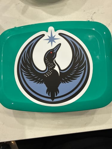 Customer photo review of Large Rebel Loon Vehicle Decal Sticker