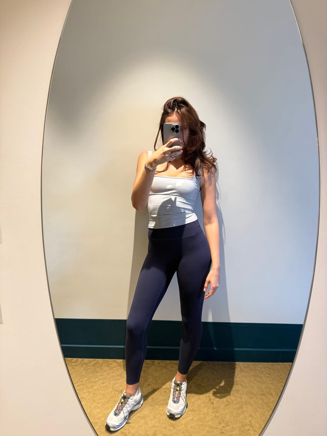 Customer photo review of The Essentials Legging / Navy