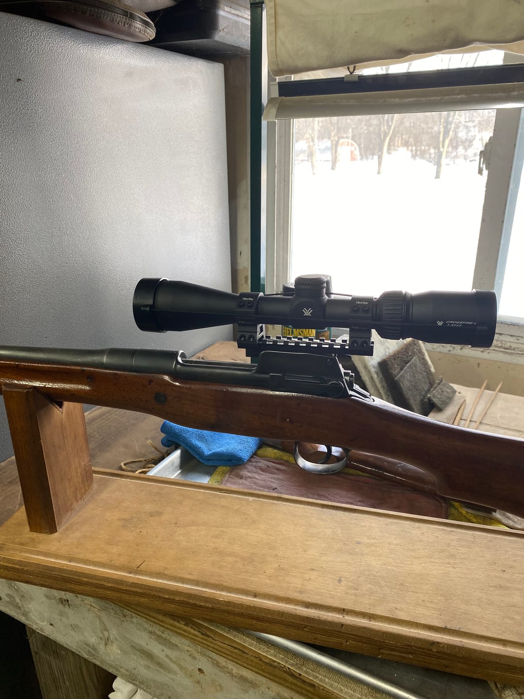 Customer photo review of Low-Profile Picatinny Scope Mount for Enfield P14 (Pattern 1914) and M1917 No Drill-Tap