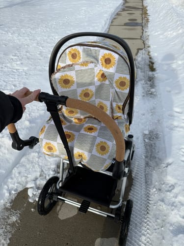 Customer photo review of Winter GlizCover™ - Sunflower Plaid