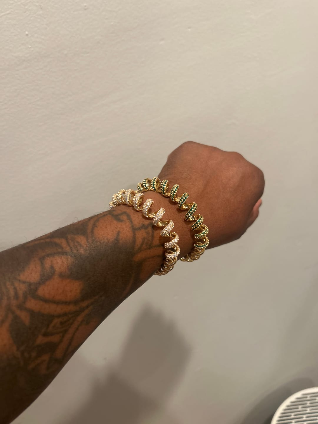 Customer photo review of ONION RING BRACELETS