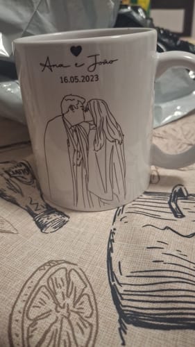 Customer photo review of Adicionar textos personalizados: