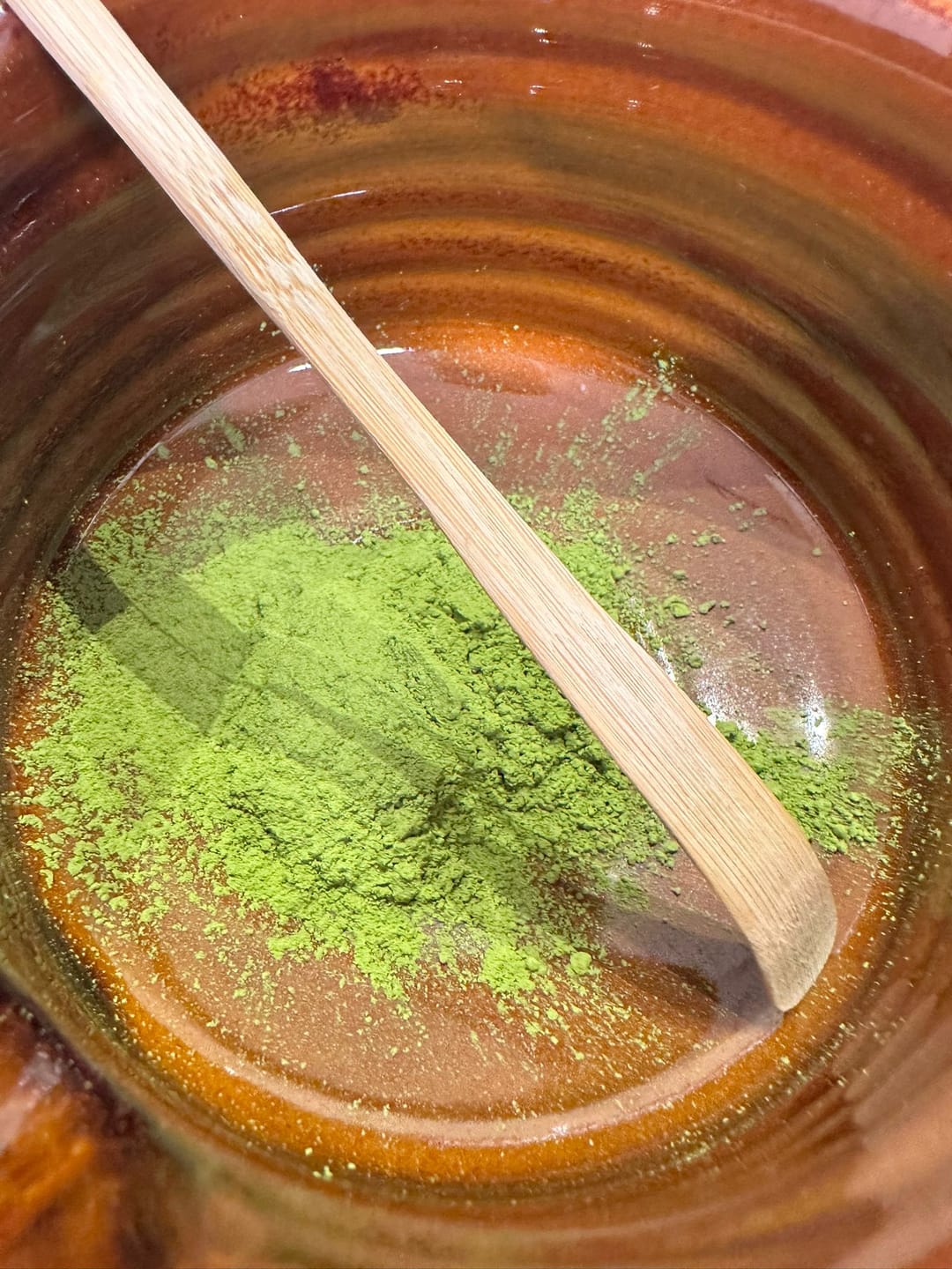 Customer photo review of BENBU Matcha - Premium Japanese Matcha Powder 3.5 oz (100g) Bag