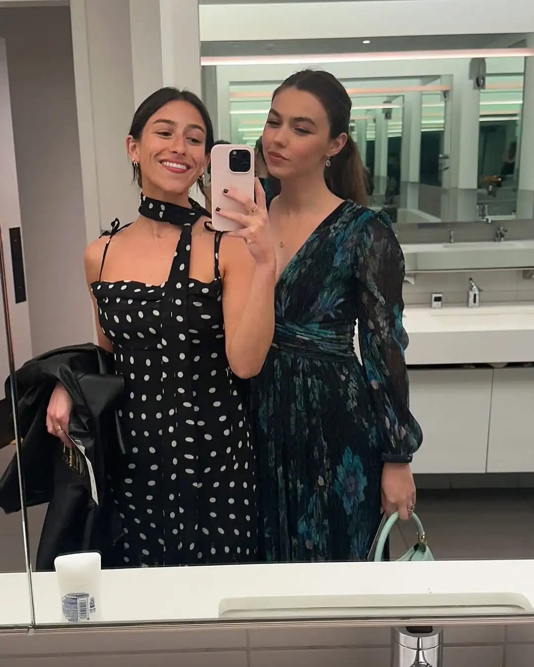 Customer photo review of Valerie Polka Dot Maxi Dress