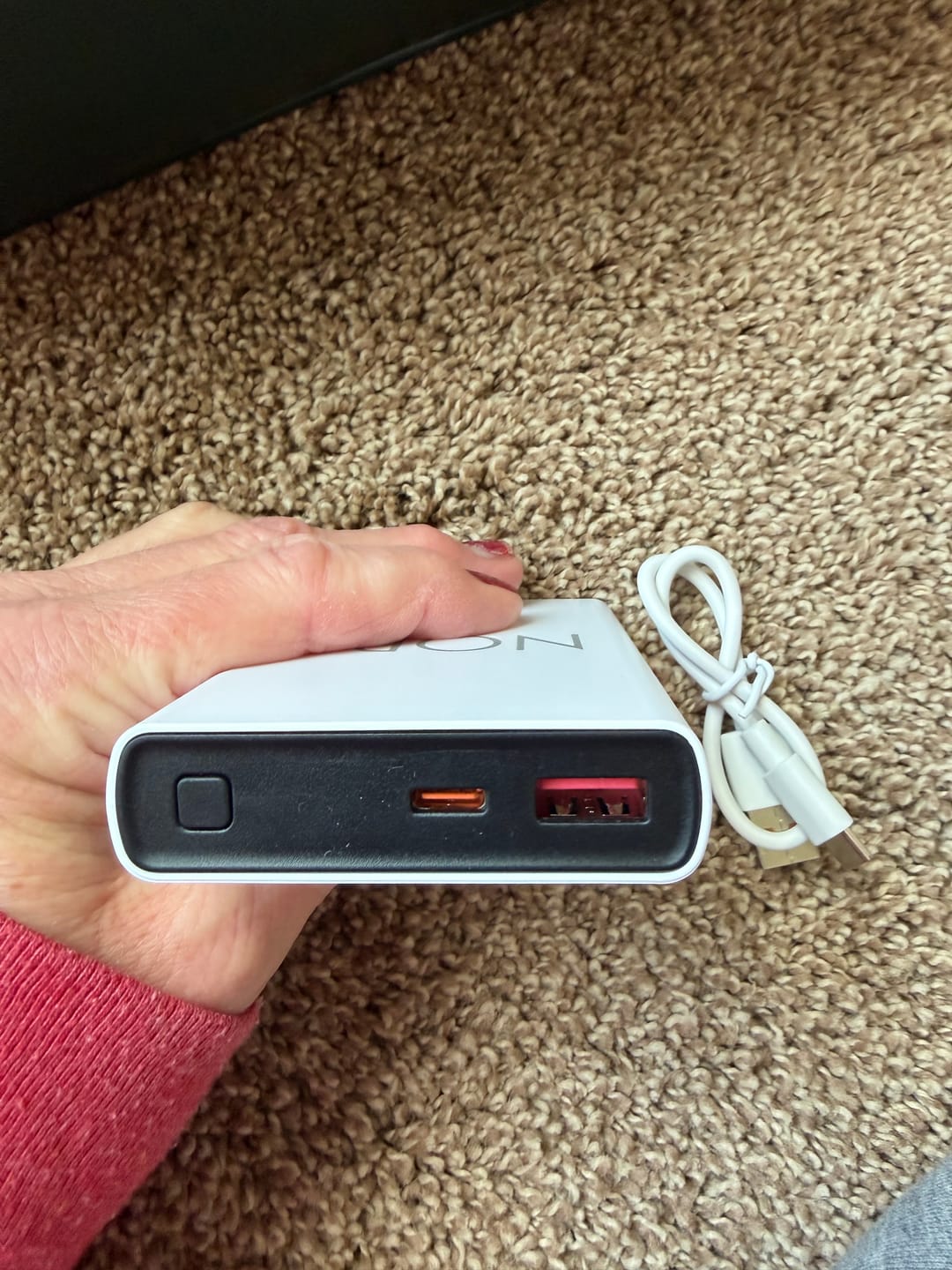 Customer photo review of Fast-Charge Power Bank