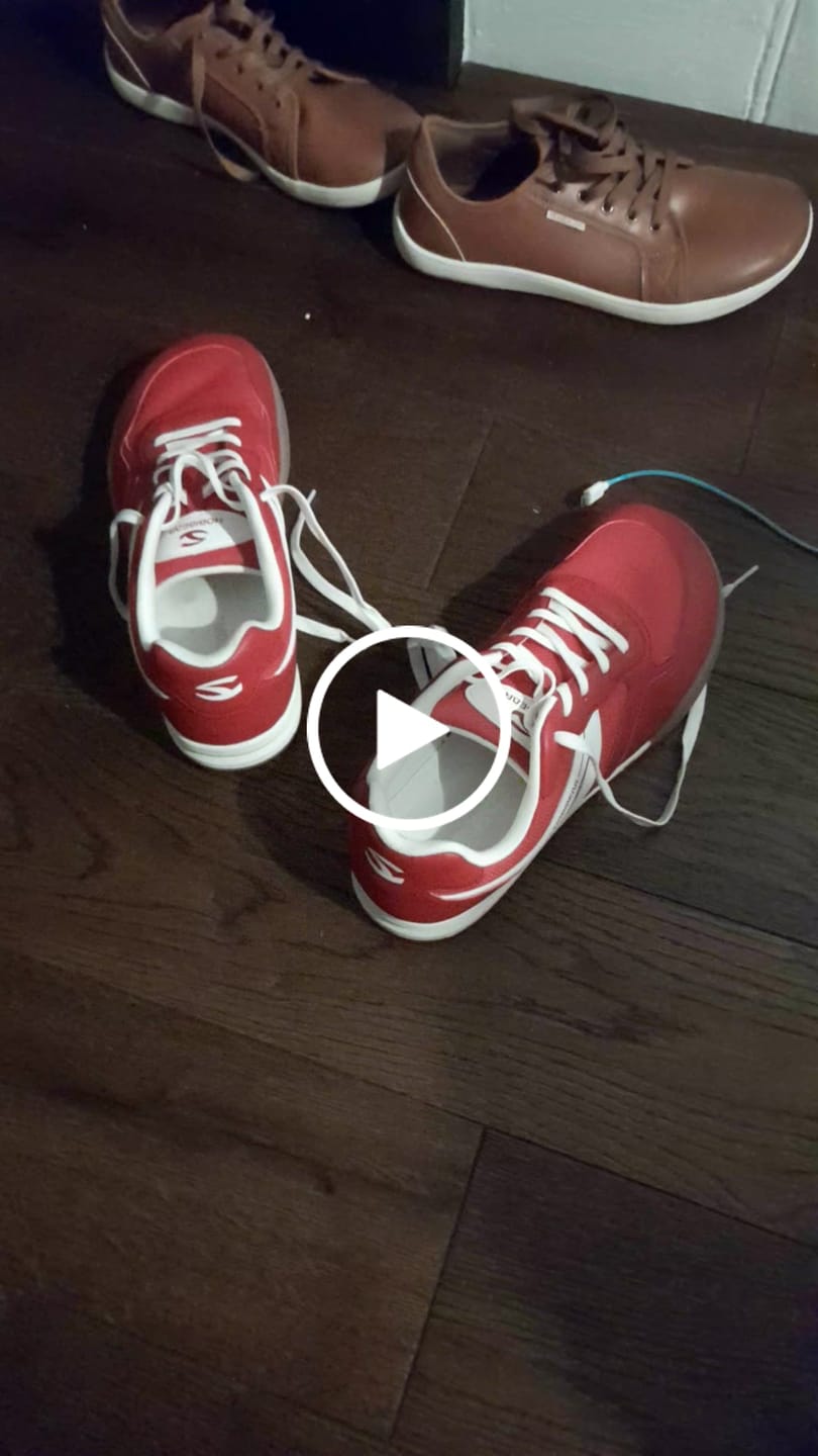 Customer video review of Heather - Wide Toe Sneakers