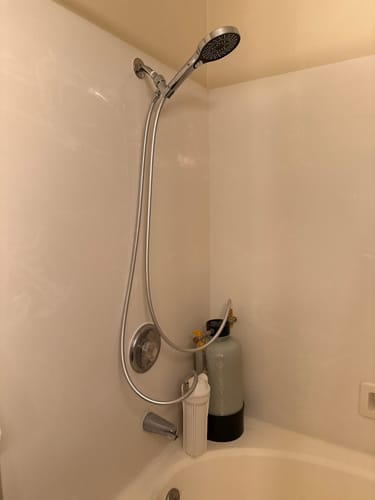 Customer photo review of Multi-Function Pressurized Handheld Shower Set