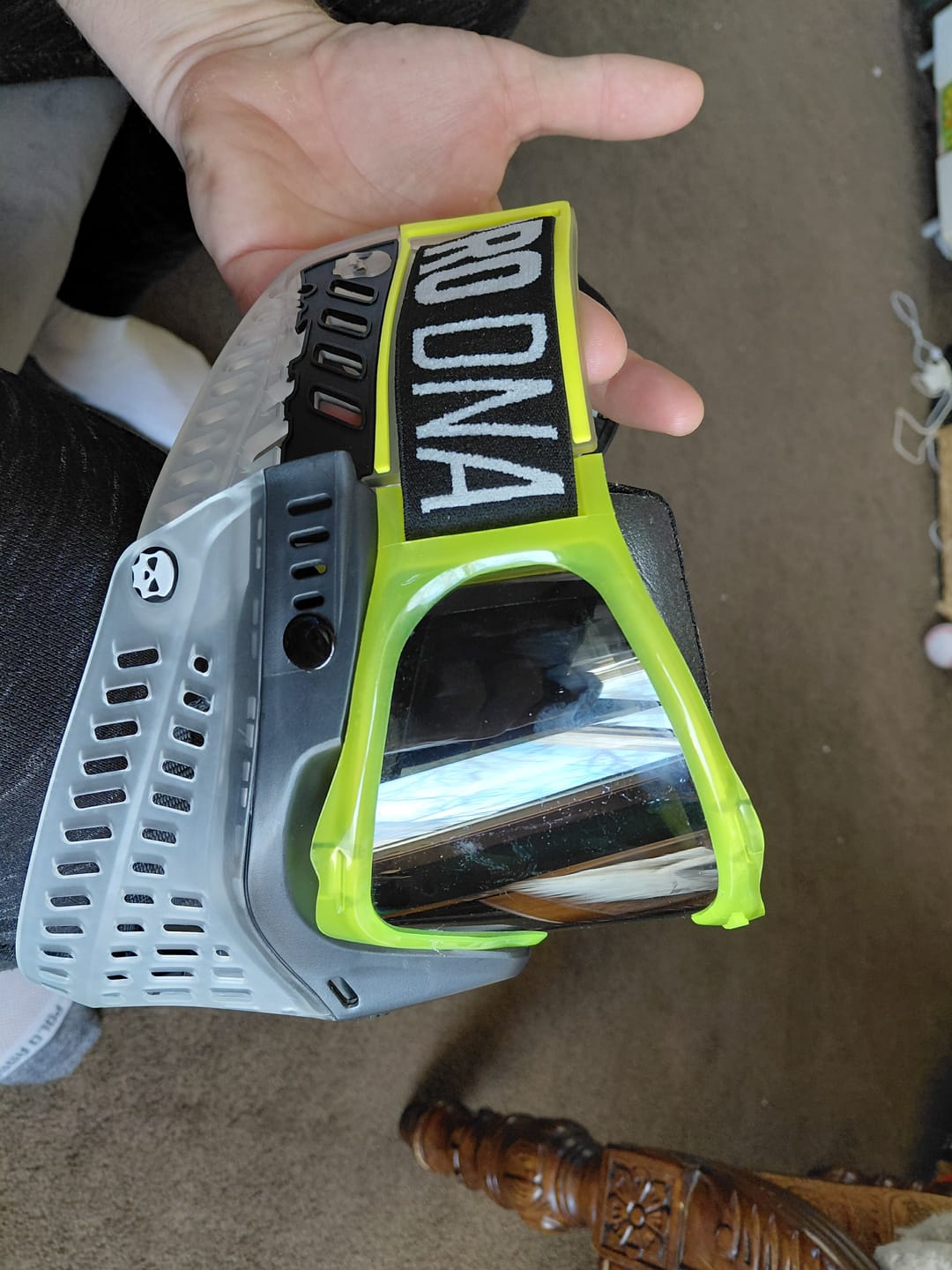 Customer photo review of JT™ PROFLEX LE GOGGLE FRAME - HIGHLIGHTER VOLT