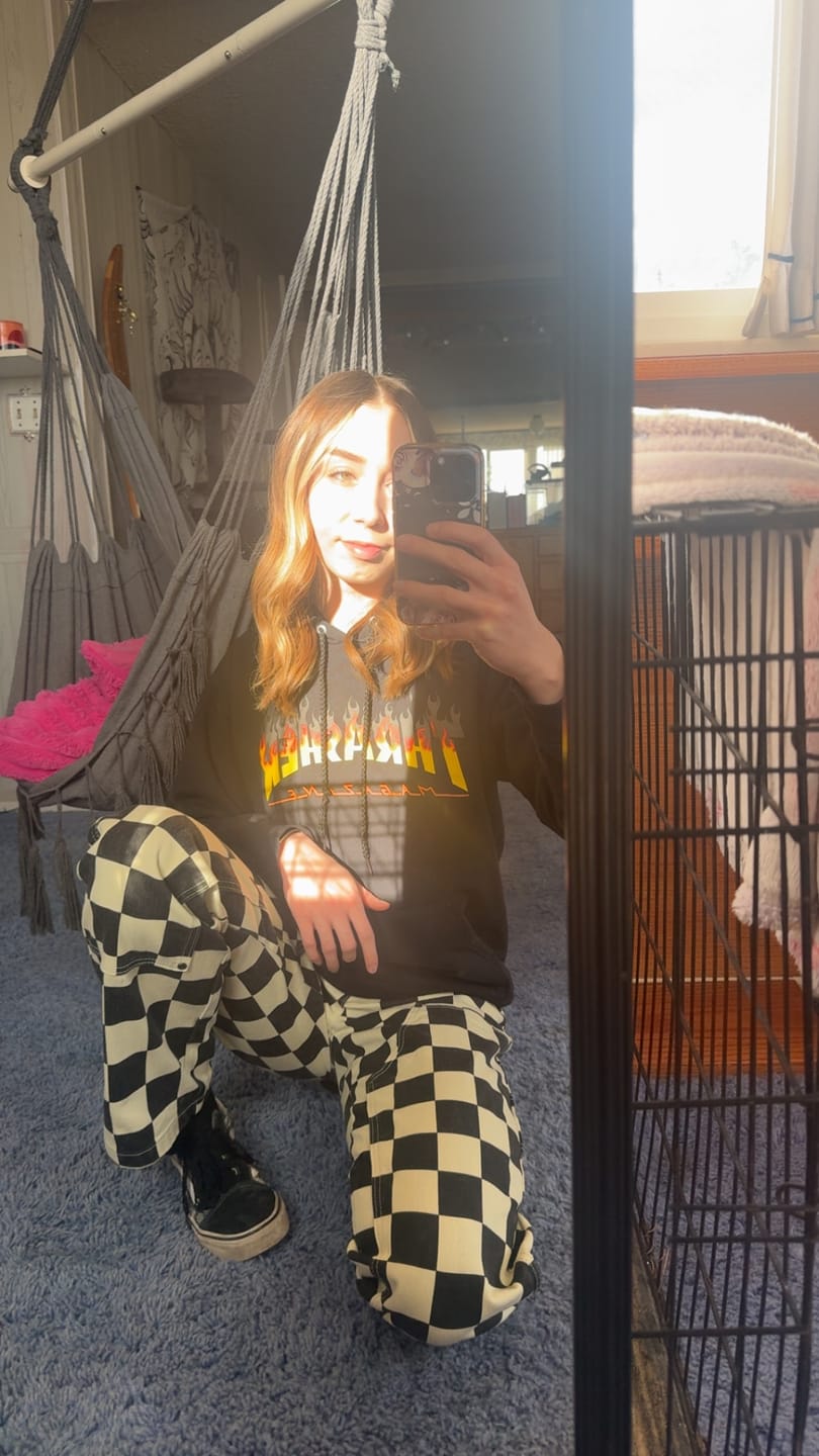 Customer photo review of Gravedigger Carpenter Pant - Checkered