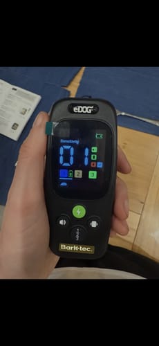 Customer photo review of Barktec 2-in-1 Anti-Bark and Remote Training Collar