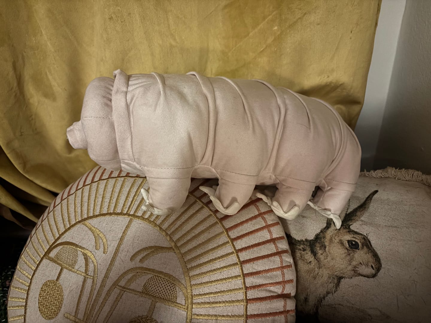 Customer photo review of Tardigrade Water Bear Soft Stuffed Plush Toy