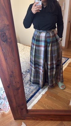 Customer photo review of FRIDA PANTS | MIST CHEX