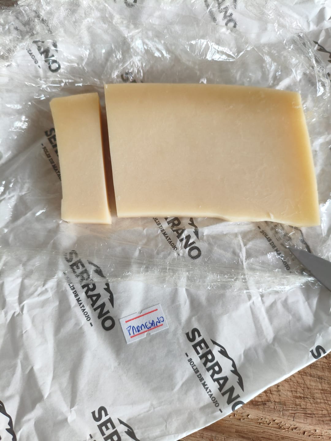 Customer photo review of Queso Parmesano