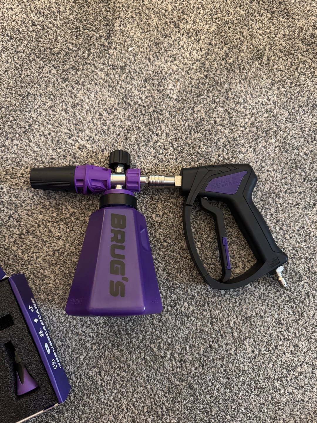 Customer photo review of Brug's Pro Bundle | Swivel Gun V2 + Foam Cannon