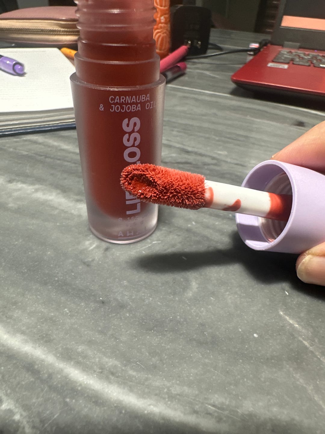 Customer photo review of Lipgloss Afrodita