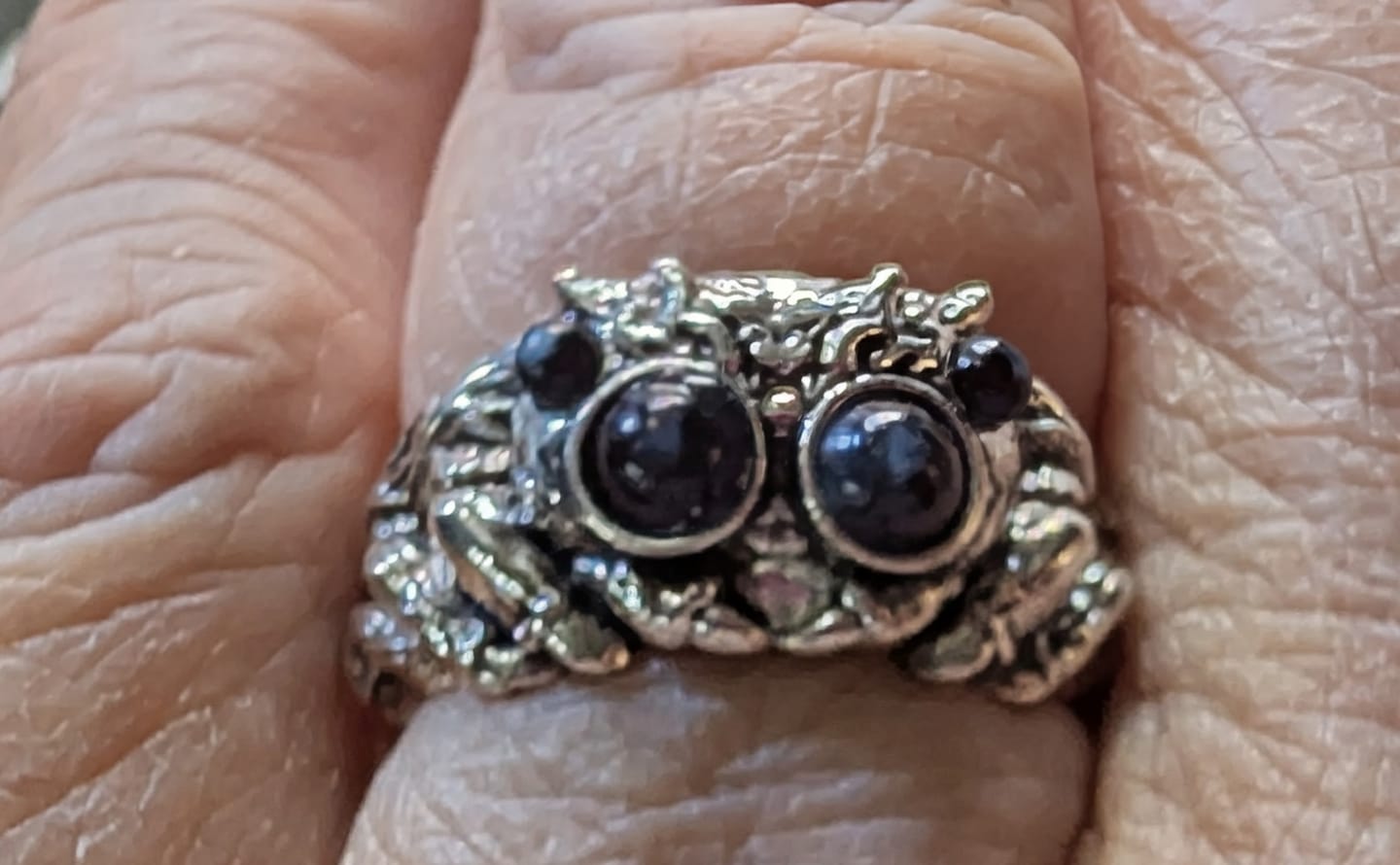 Customer photo review of FREE Today: Jumping Spider Ring