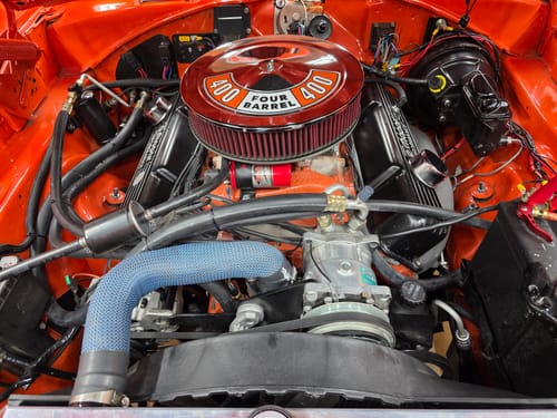 Customer photo review of Upper Radiator Hose Skin Kit -Carbon Fiber/Kevlar
