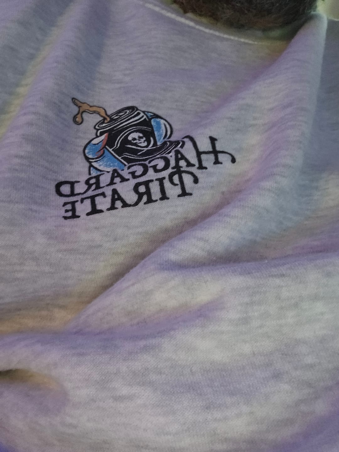 Customer photo review of Cracking Tins Crewneck