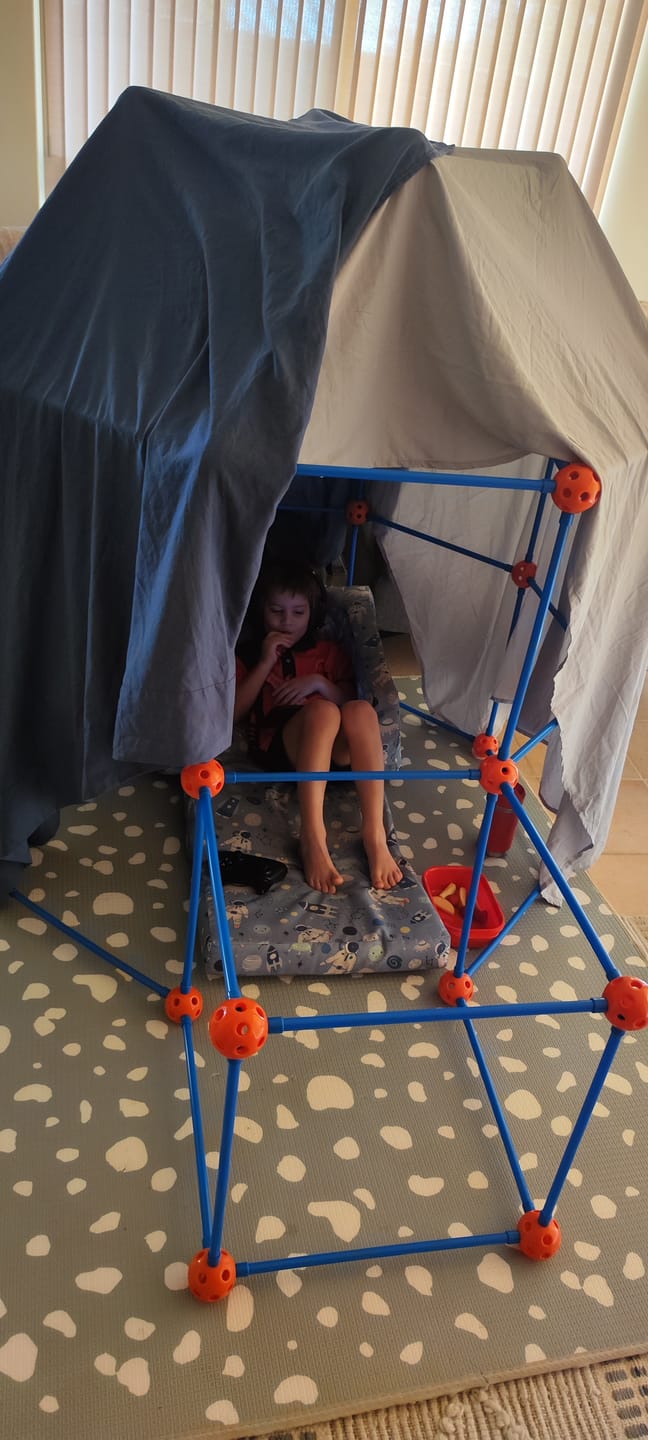 Customer photo review of Kids Fort Pro™ - The Ultimate Fort Builder
