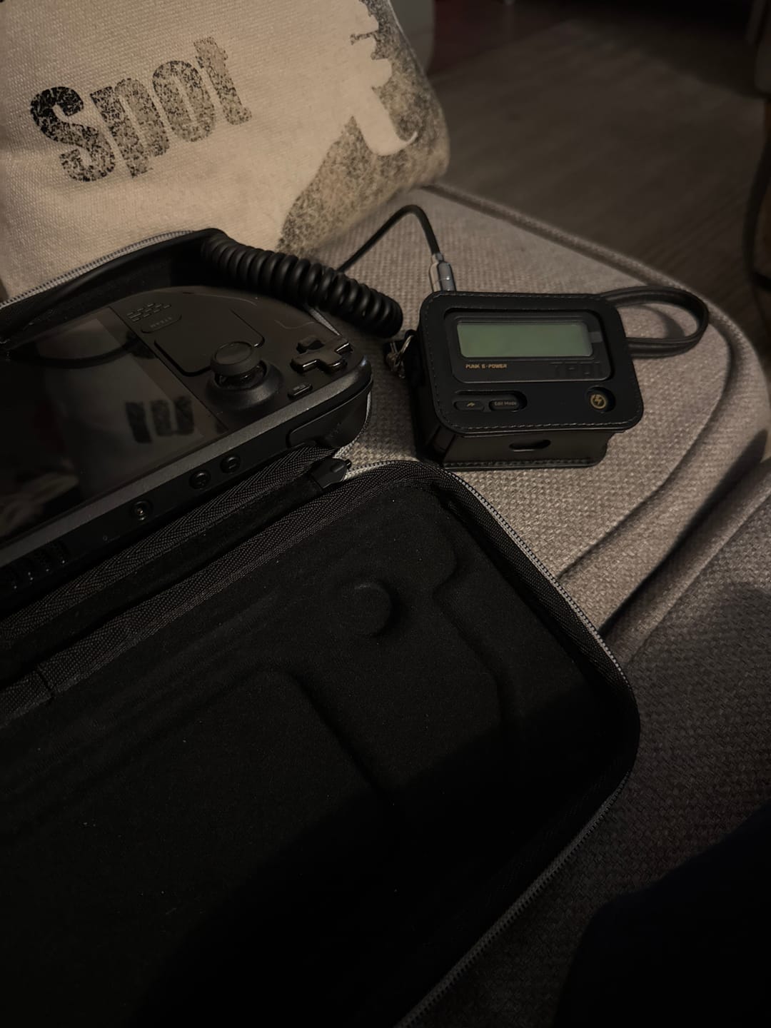 Customer photo review of Leather Case for Beeper Power Bank