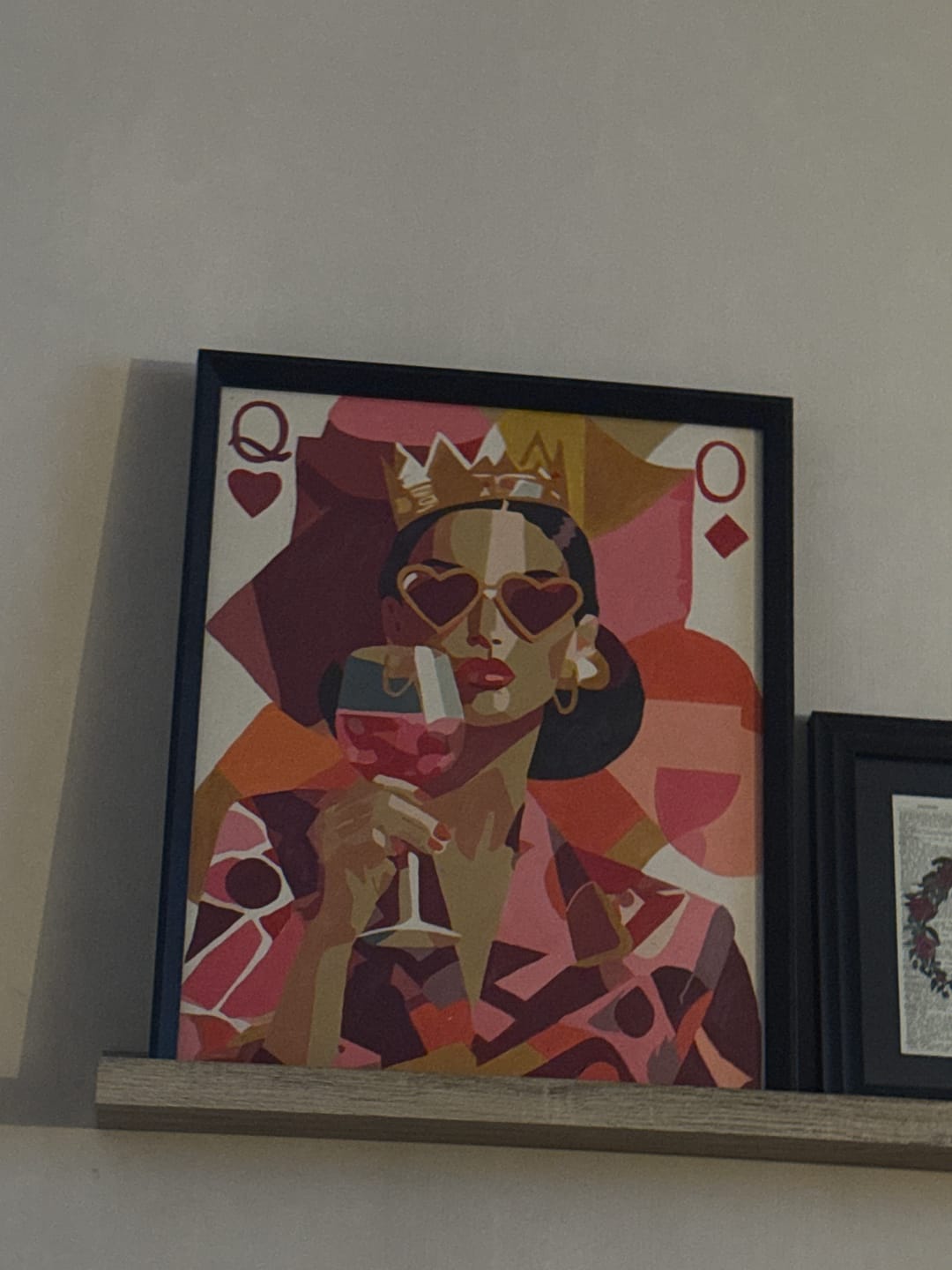 Customer photo review of The queen | Paint by Number