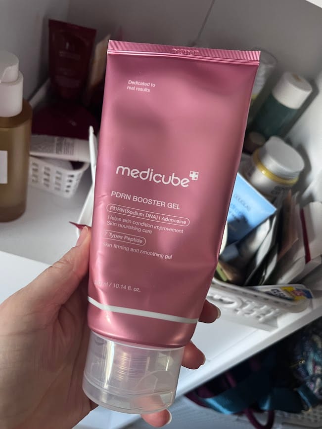 Customer photo review of Gels-būsteris ar PDRN mikrostrāvas ierīcei Medicube PDRN Booster Gel