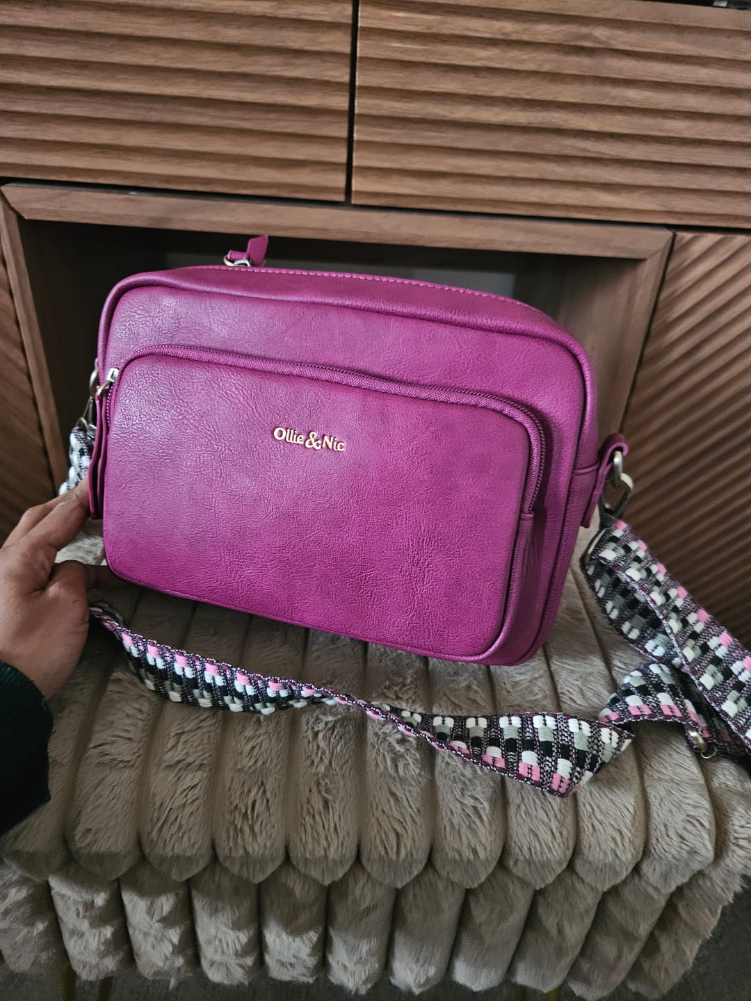 Customer photo review of Doyle Crossbody - Orchid