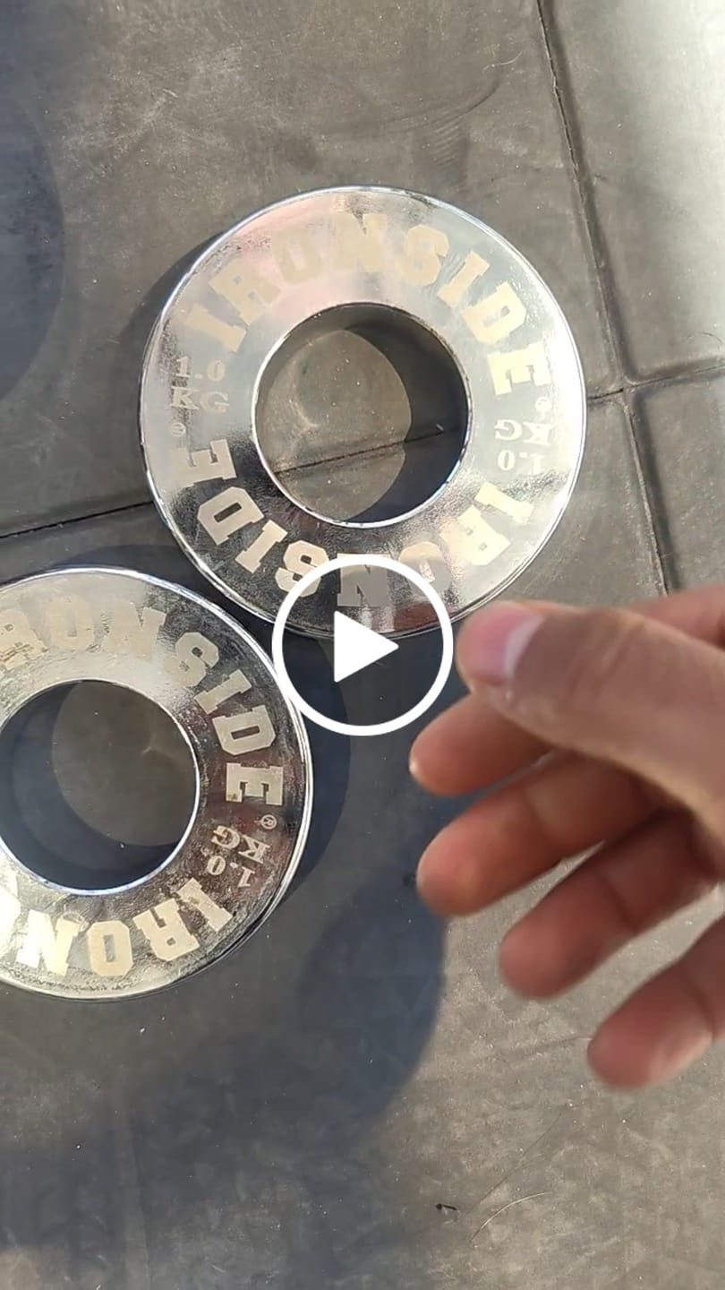 Customer video review of Pack 7 kg Discos Fraccionados Olímpicos IRONSIDE