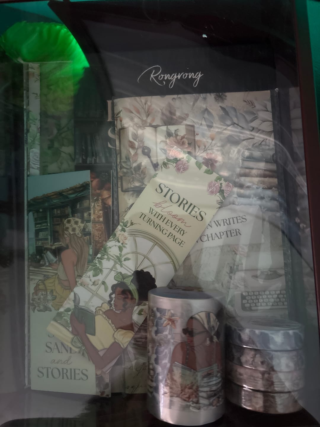 Customer photo review of LITERARY SEASON SCRAPBOOKING BOX