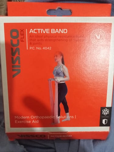 Customer photo review of Active Band | Physical Resistance Band for Exercise, Workouts, Gym, Stretching, Yoga | Muscles & Joints Strengthener