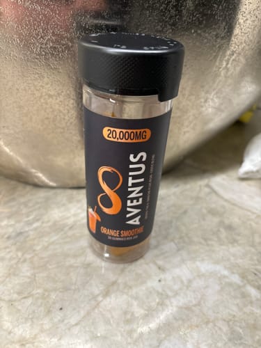 Customer photo review of Aventus Exotic Blend Gummies – Orange Smoothie 20,000mg, 30ct Jar