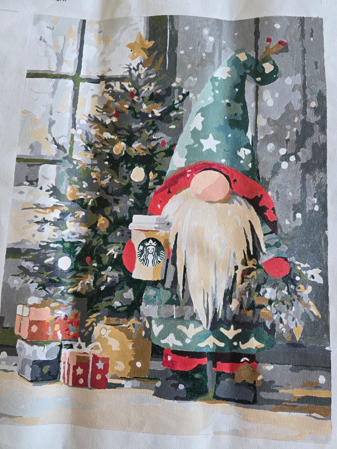 Customer photo review of Surprise Painting | Paint by Numbers