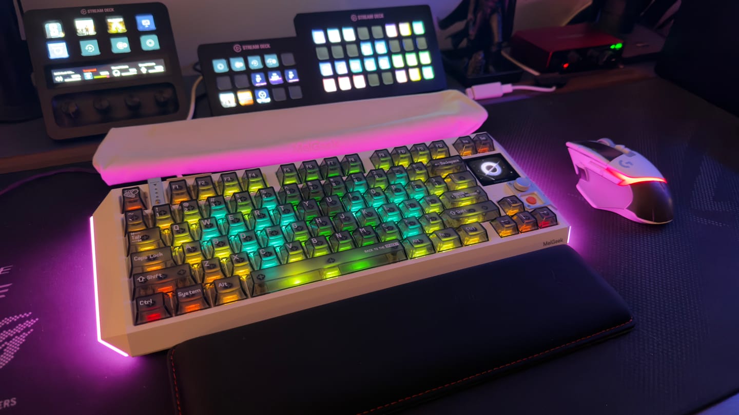 Customer photo review of MelGeek Centauri60/80 Hall Effect Gaming Keyboard